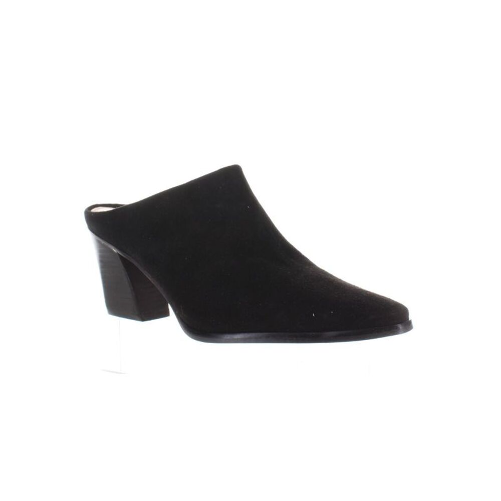 Vince Camuto Womens Agwenny Black Mules Size 7 Medium (B, M) - Picture 2 of 4